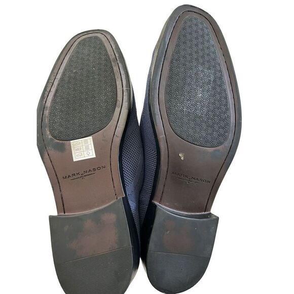 Mark Nason Los‎ Angeles DressKnit Navy Oxfords Sz 13. # 68929 NVY - Picture 9 of 9